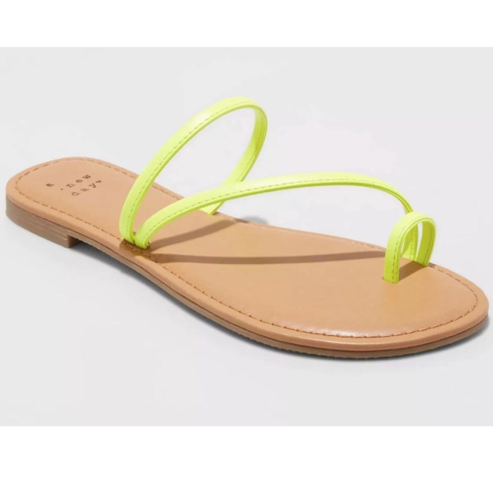 Skinny Strap Slide Sandal